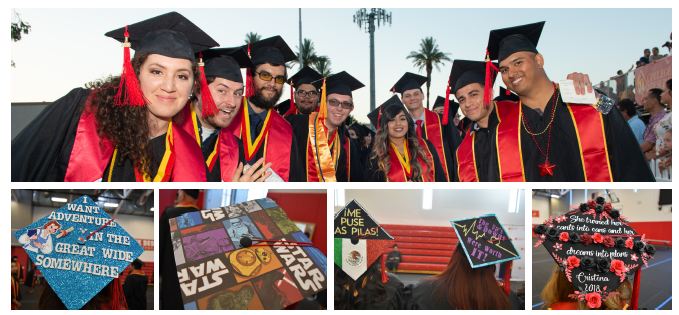 Graduates posing for a picture