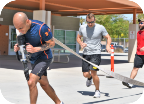 Firefighter Trainees performing Biddle Test