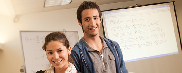 Students in a math class