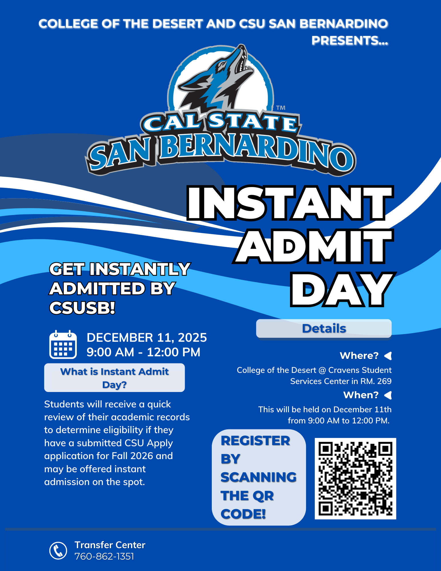 CSUSB Instant Admit Dec 2025