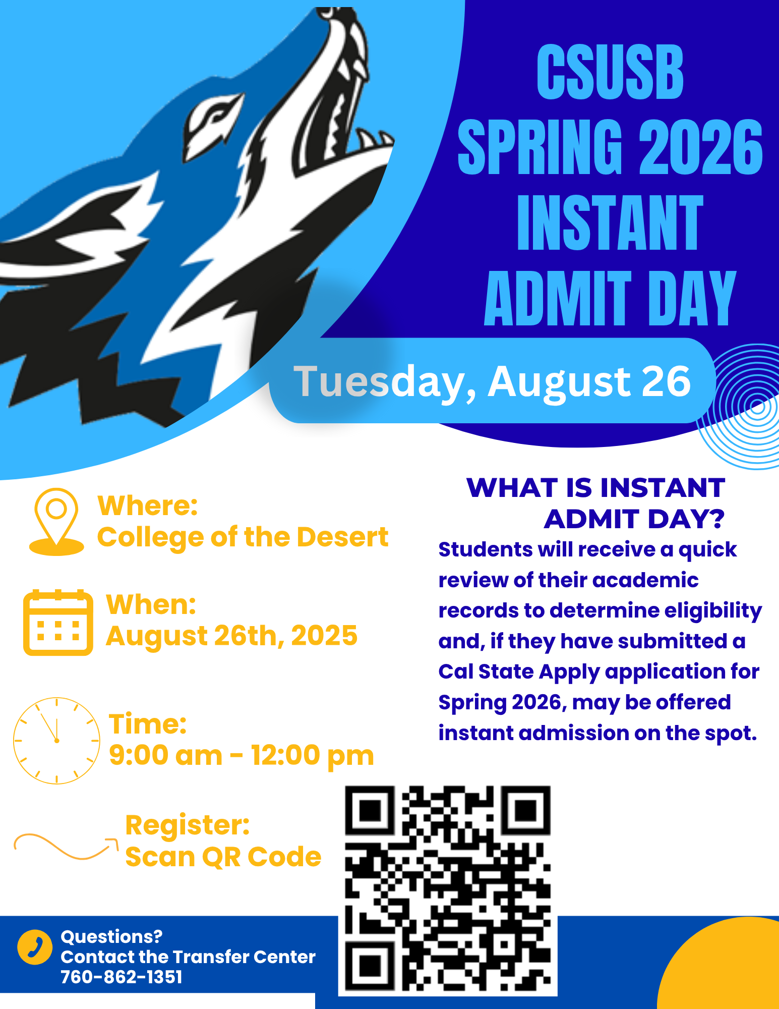 CSUSB Instant Admit Day